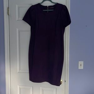 Calvin Klein Purple Velvet Dress